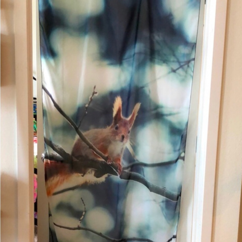 SQUIRREL! Scarf Wrap 35”x68”